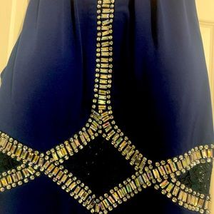 Long Dark Blue Dress